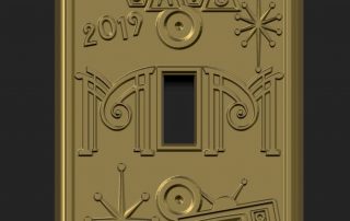 2019 Repair Days Switchplate Auction Piece, 3D Render